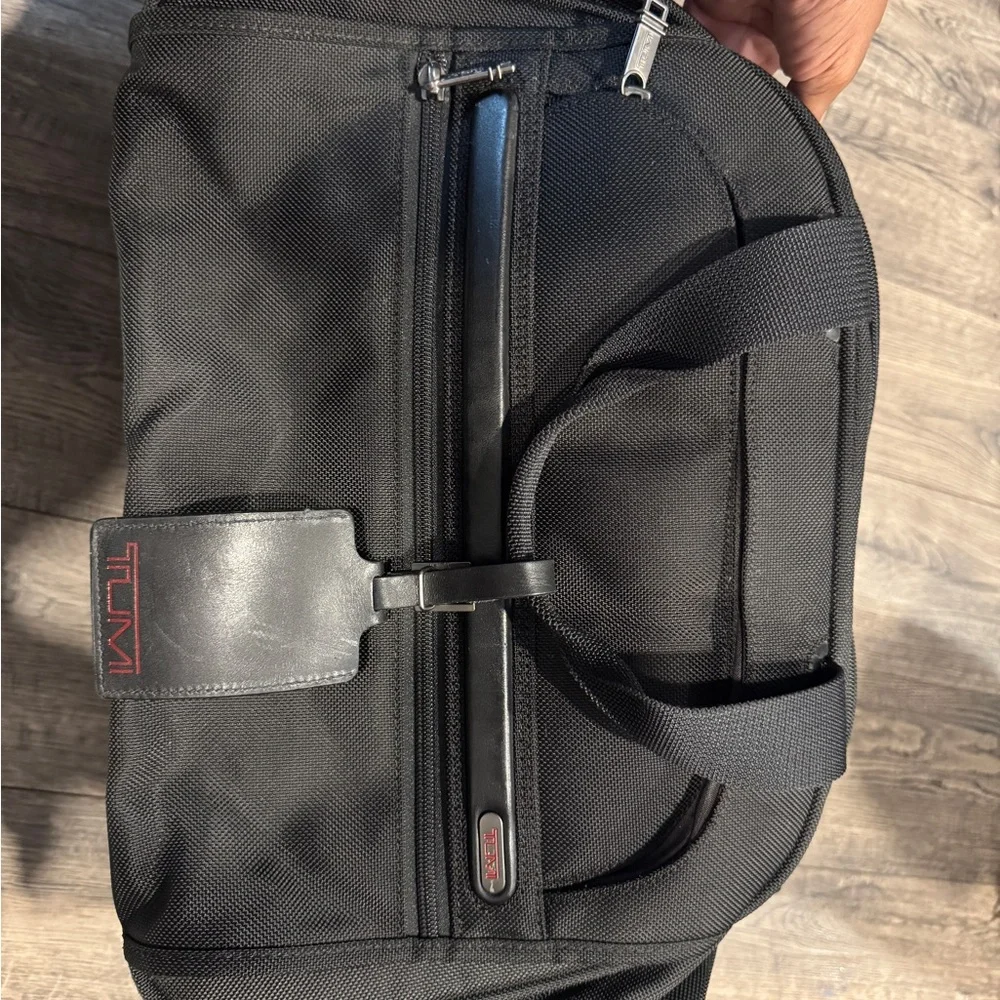 Tumi Black Duffel Bag with Durable Design